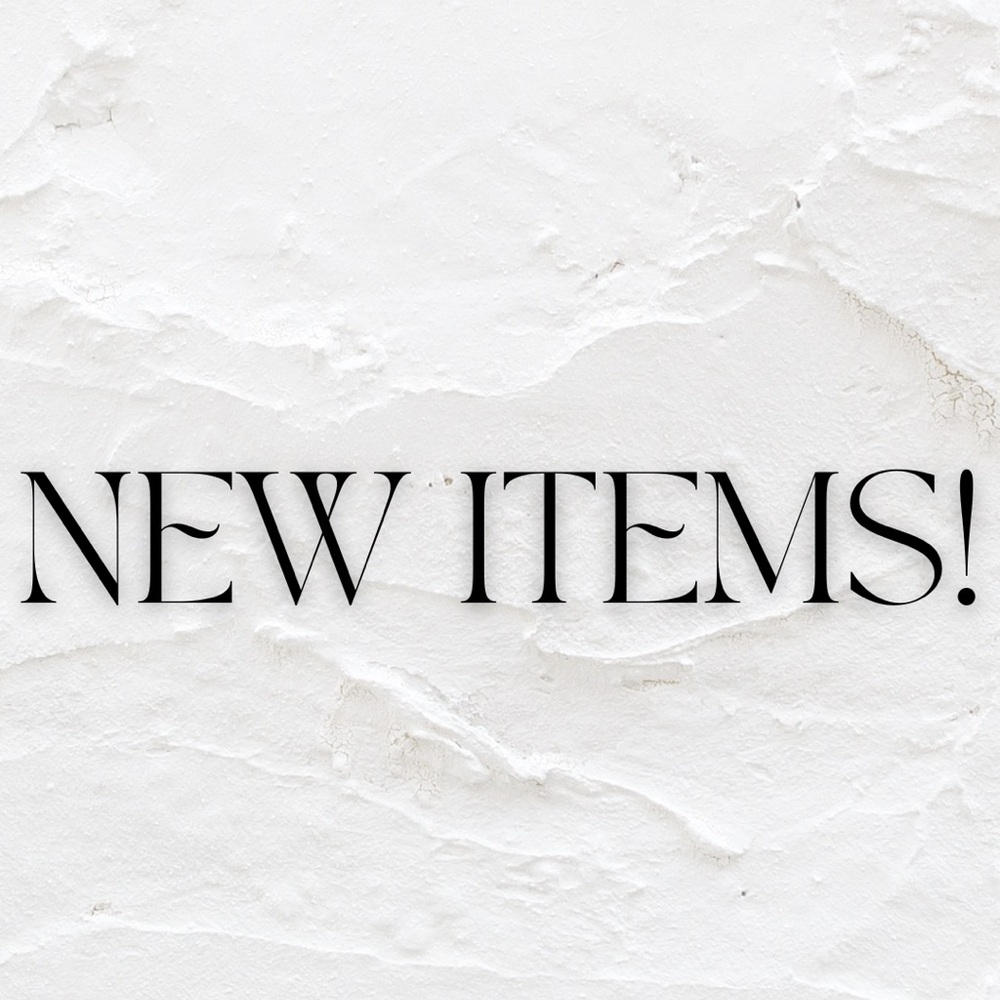 New Items Announcement